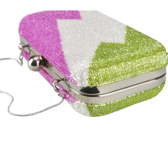 Retro fete inspired beaded bag - Picture 2 of 4